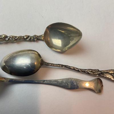 DR1377 Six Sterling Demitasse Spoons