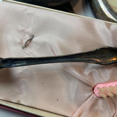 1378 Sterling Picture Frames and Towle Sterling Baby Brush