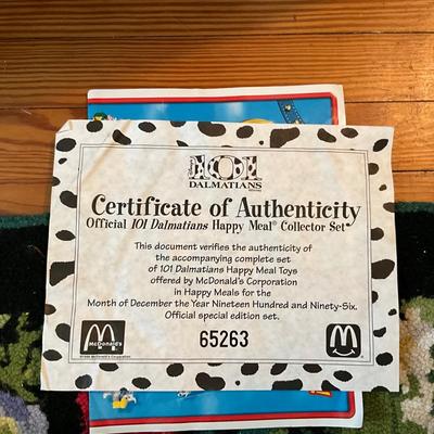 UBB1331 101 Dalmatians Mcdonald's Collector Set