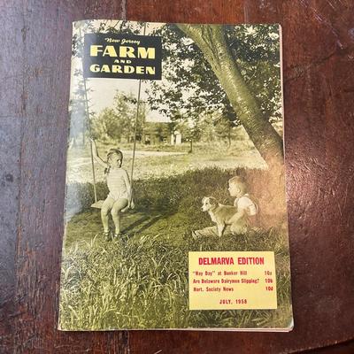 D1381 Vintage Farming Calendar & Magazine
