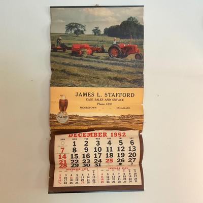 D1381 Vintage Farming Calendar & Magazine