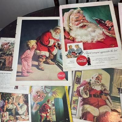 D1382 Vintage Coca-Cola Posters National Geographic Pages