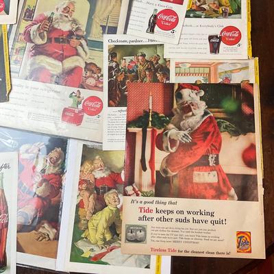 D1382 Vintage Coca-Cola Posters National Geographic Pages