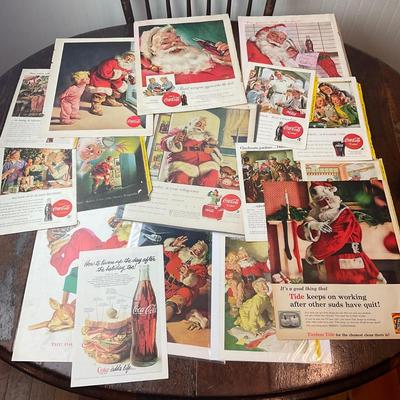 D1382 Vintage Coca-Cola Posters National Geographic Pages