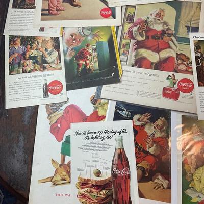 D1382 Vintage Coca-Cola Posters National Geographic Pages