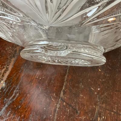 DR1383 Floral Punchbowl with Matching Cups