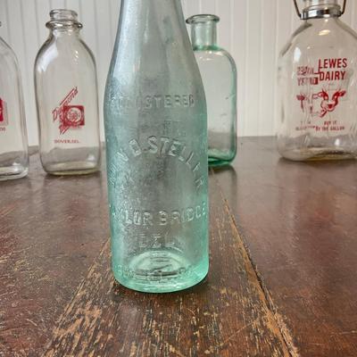 DR1387 Antique/Vintage Maryland & Delaware Dairy Bottles