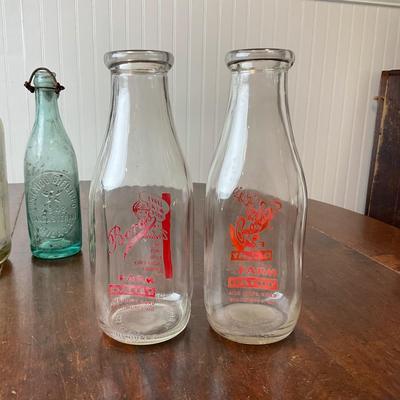 DR1388 Antique/Vintage Maryland, Pennsylvania, Philadelphia Glass Bottles