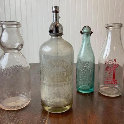 DR1388 Antique/Vintage Maryland, Pennsylvania, Philadelphia Glass Bottles