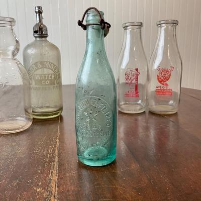 DR1388 Antique/Vintage Maryland, Pennsylvania, Philadelphia Glass Bottles