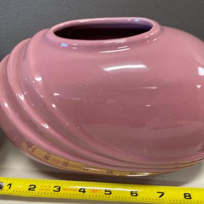 Purple and pink vases