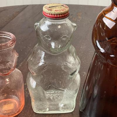 DR1394 Vintage Glass Bottle Lot