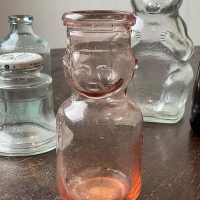 DR1394 Vintage Glass Bottle Lot