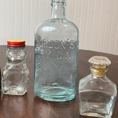 DR1394 Vintage Glass Bottle Lot
