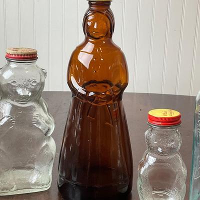 DR1394 Vintage Glass Bottle Lot