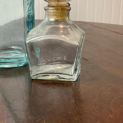 DR1394 Vintage Glass Bottle Lot