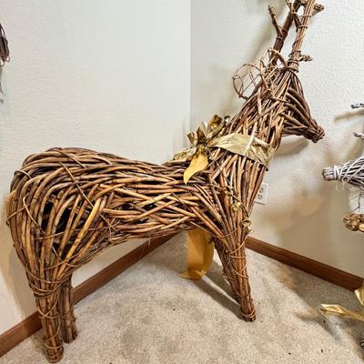 Lot 58 Large reindeer displays