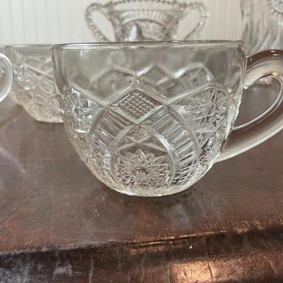 DR1413 Sunburst Punchbowl Lot