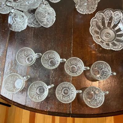 DR1413 Sunburst Punchbowl Lot