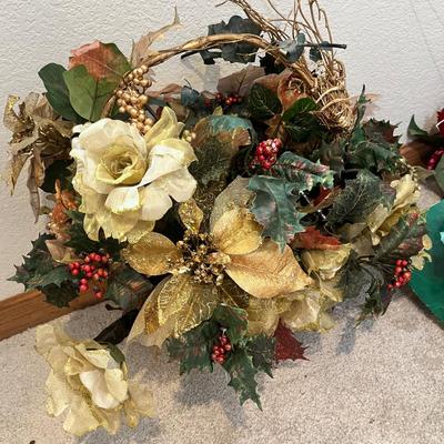 Lot 63 Flower arrangements & other