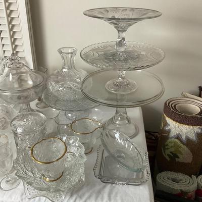 DR1415 Very Large Lot of Cut Glass