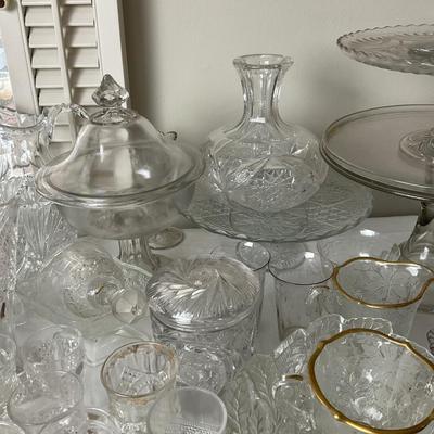 DR1415 Very Large Lot of Cut Glass