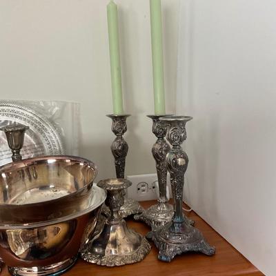 DR1416 Large Silver Plate Lot