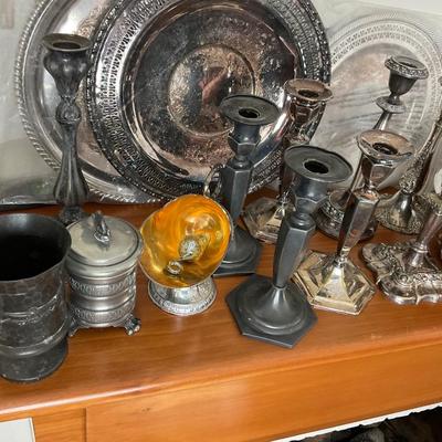 DR1416 Large Silver Plate Lot