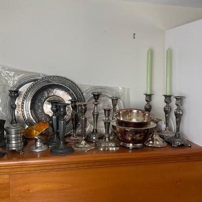 DR1416 Large Silver Plate Lot