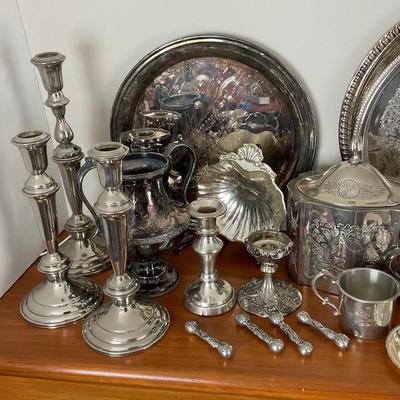 DR1417 Large Silver Plate Lot