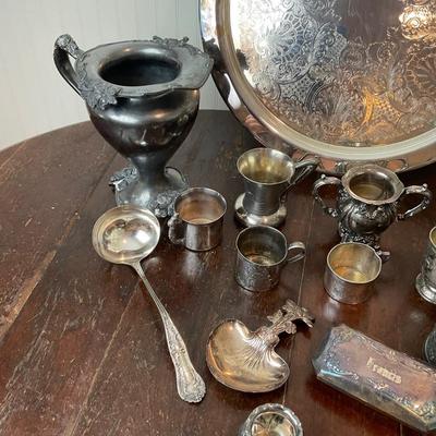 DR1418 Assortment of Silver Plate