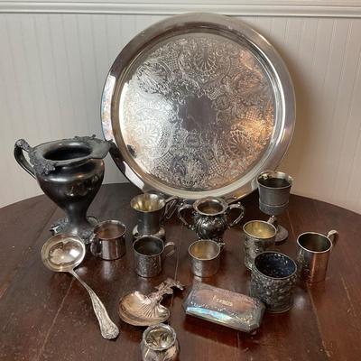 DR1418 Assortment of Silver Plate
