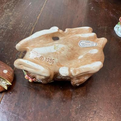 DR1420 Waverly Christmas Plates and Fitz & Floyd Butter and Jar