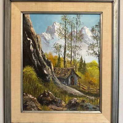 Framed art, Linda Vickers oil on canvas
