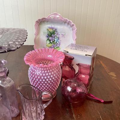 DR1424 Purple Floral China Lot