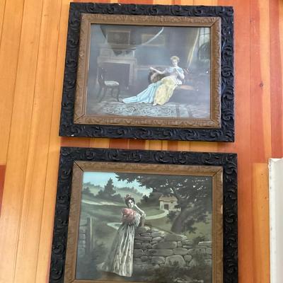 DR1430 Framed Prints of Victorian Women