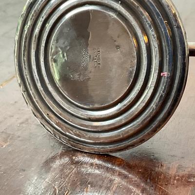 DR1431 Pair of Weighted Sterling Candle Stick Holders by Crown