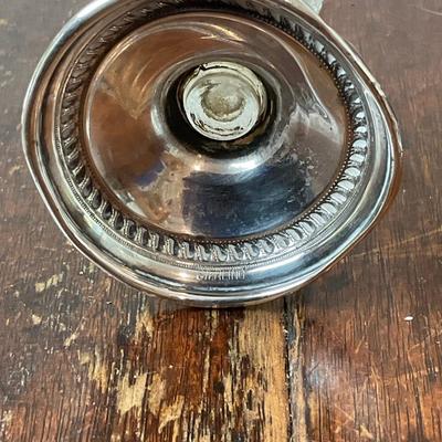 DR1433 Sterling Salt and Pepper Shaker with Weight Sterling Candle Stick