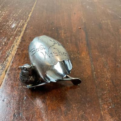 DR1438 Lily Silver Plate Napkin Rings