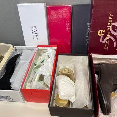 Boxes of shoes