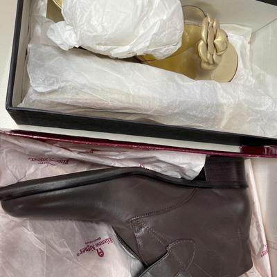 Boxes of shoes