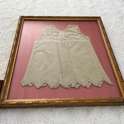 UBB1445 Lot of Three Vintage Children's Prints & Antique Baby Dress