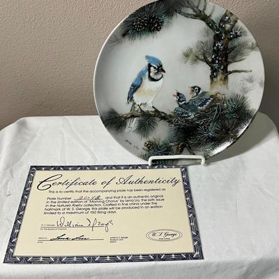 Numbered Decorative Plates with Certificates