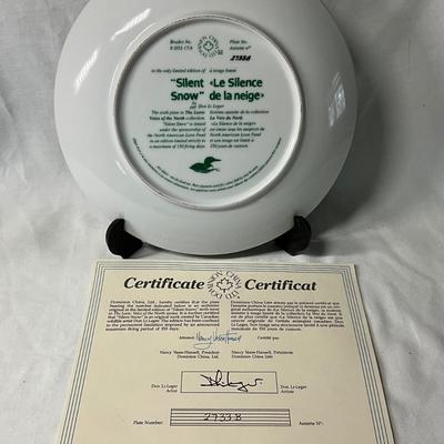 Numbered Decorative Plates with Certificates
