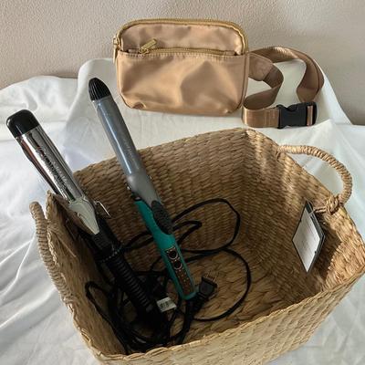 Conair Curling Irons, New Basket, Fanny Pack