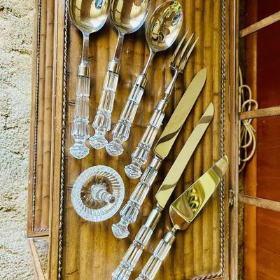Waterford Serving Pieces and Ring Holder