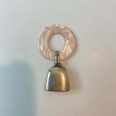 DR1467 Sterling Baby Rattler/Teether