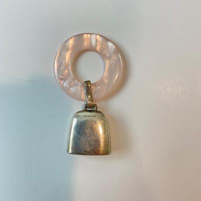 DR1467 Sterling Baby Rattler/Teether