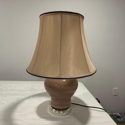 Taupe lamp