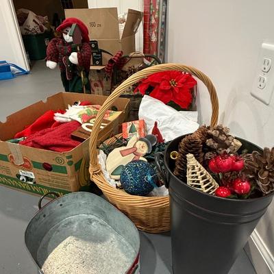 Large lot of holiday decor